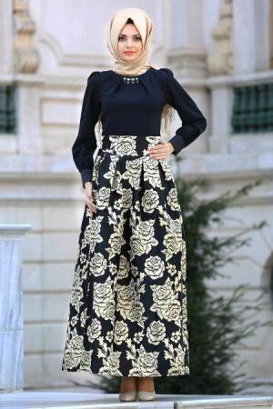 Evening Dresses - Yellow Hijab Dress 20990SR - 1