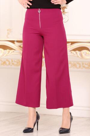 Fuchsia Hijab Pants 60710F - 1