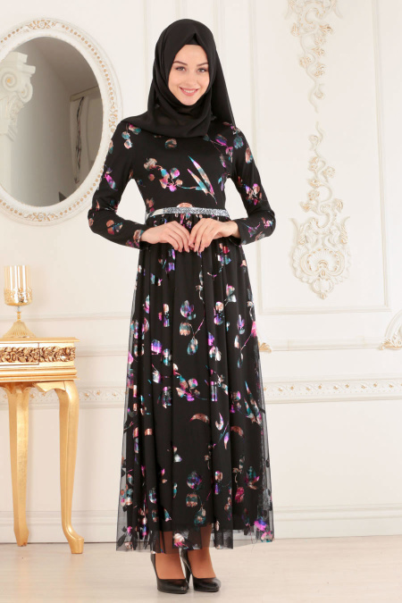 Fuchsia - Nayla Collection - Robe Hijab 100359F