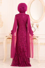 Fuchsia - Nayla Collection - Robes de Soirée 40180F - Thumbnail