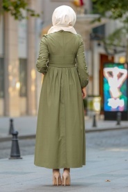 Fuchsia - New Kenza Robe Hijab 3158F - Thumbnail
