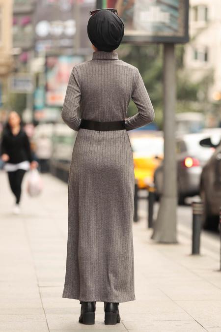 Fumé - Nayla Collection - Robe Hijab 3180FU - 2