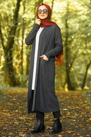 Fumé - Neva Style - Cardigan Hijab - 15691FU - Thumbnail