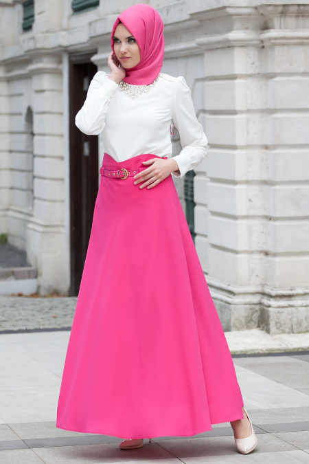 Fuschia Hijab Skirt 1284F
