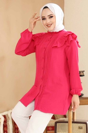 Fushia Modest Top 42291F - 1