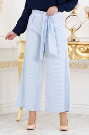 Glace Bleue-Nayla Collection - Hijab Pantalon 605BM - Thumbnail
