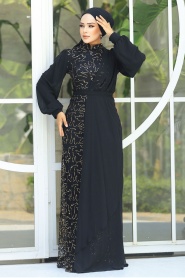 Neva Style - Elegant Gold Islamic Clothing Prom Dress 5516GOLD - 1