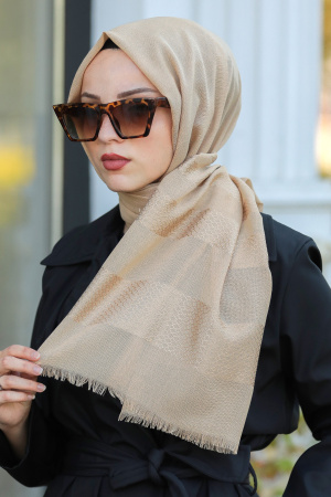 Gold Hijab Shawl 7532GOLD - 1