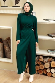 Green Hijab Overalls 5807Y - Thumbnail