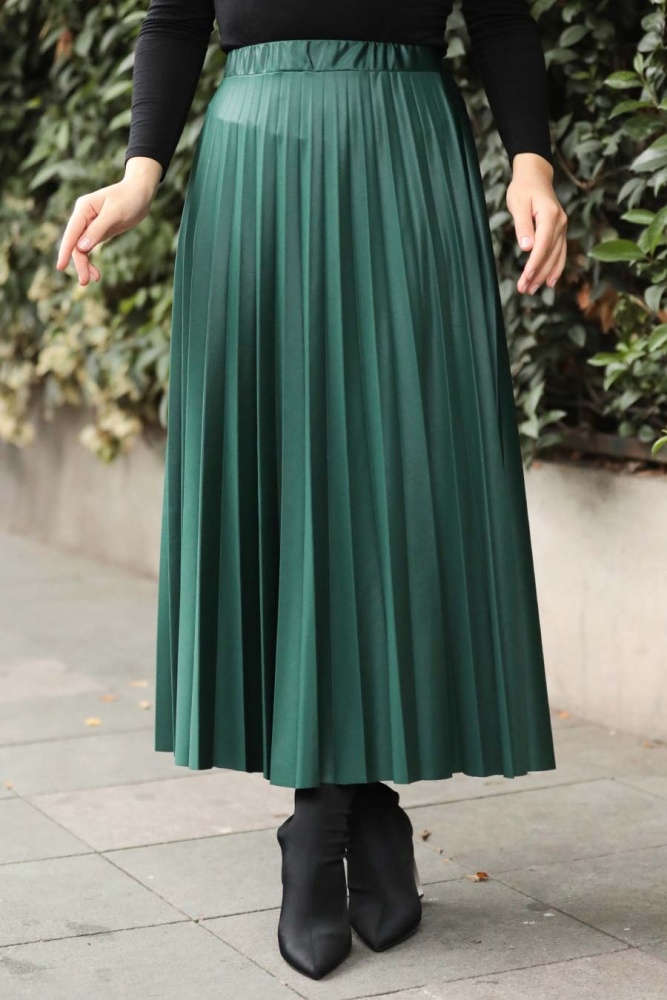 Green Hijab Skirt 12912Y - 1