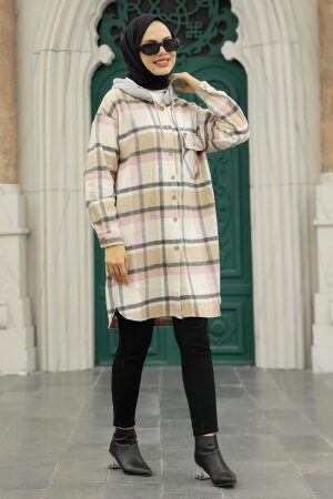 Grey Hijab Tunic 30061GR - 1
