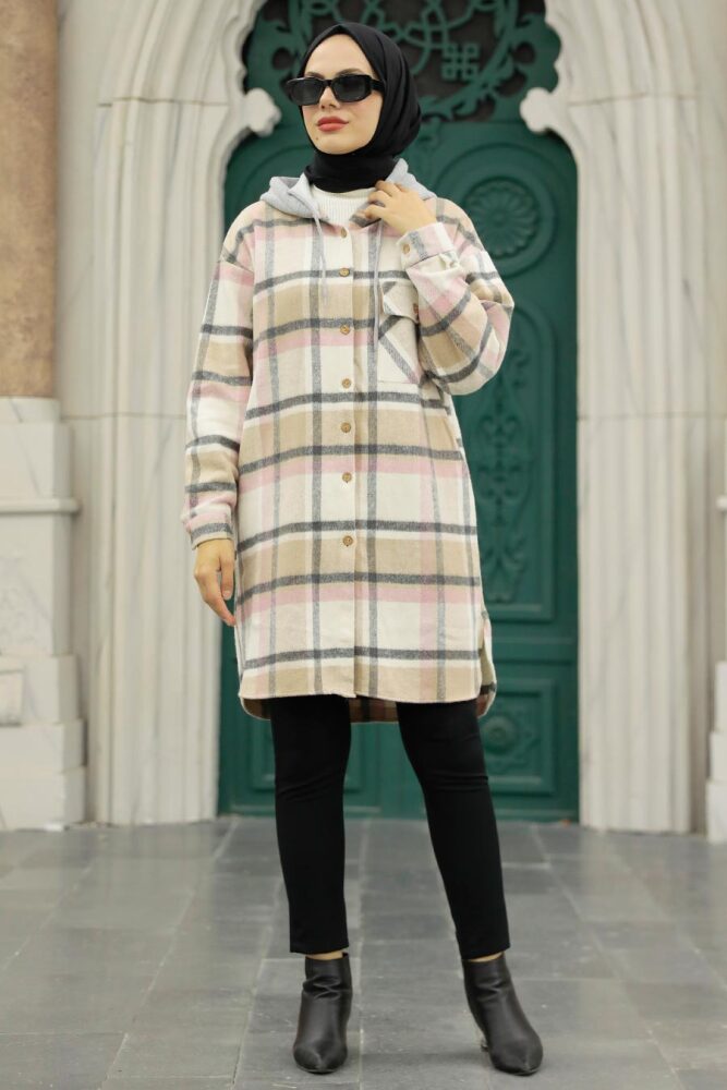 Grey Hijab Tunic 30061GR - 3