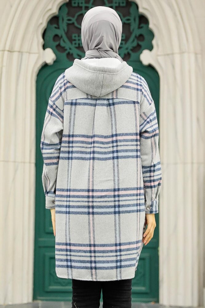 Grey Hijab Tunic 30062GR - 3