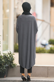 Grey Hijab Tunic 400010GR - Thumbnail