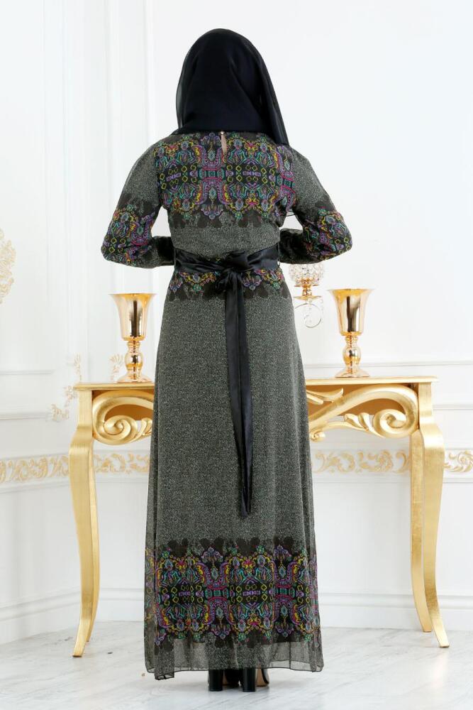 Gris - Nayla Collection - Robe Hijab 2025GR - 2