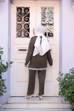 Haki Tesettür Modal İkili Takım 17412HK - 3