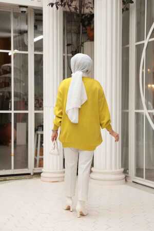 Hardal Tesettür Triko Kazak Tunik 17201HR - 3