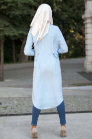 Hewes Line - Baby Blue Hijab Tunic 295BM - Thumbnail