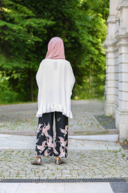Hewes Line - Black Hijab Trousers 6110S - Thumbnail