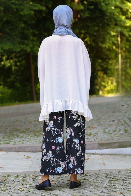 Hewes Line - Black Hijab Trousers 6111S - 2