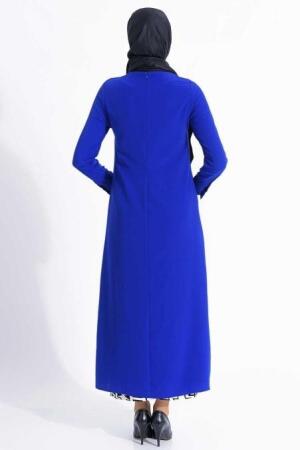 Hewes Line - Etek/Tunik Mavi Tesettür Takım 2152SX - 3
