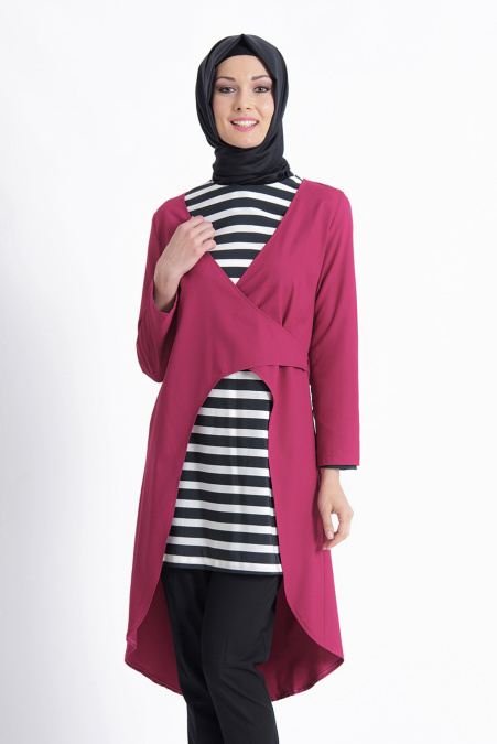 Hewes Line - Fuchsia Hijab Tunic 2168F