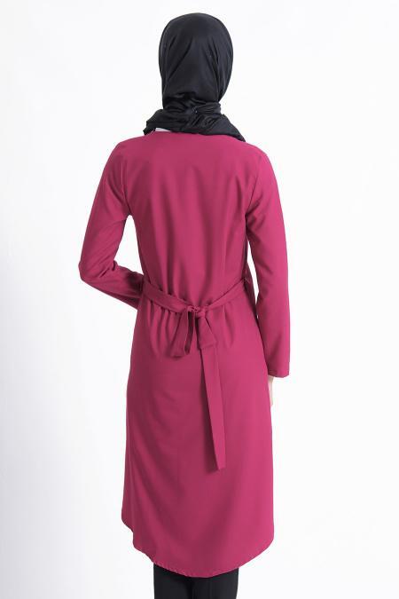 Hewes Line - Fuchsia Hijab Tunic 2168F - 3