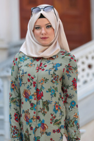 Hewes Line - Khaki Hijab Tunic 3040HK - Thumbnail