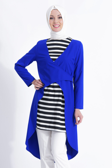 Hewes Line - Sax Blue Hijab Tunic 2168SX