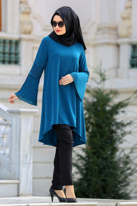 Huile Bleu - Tuay - Tunique Hijab 2602PM