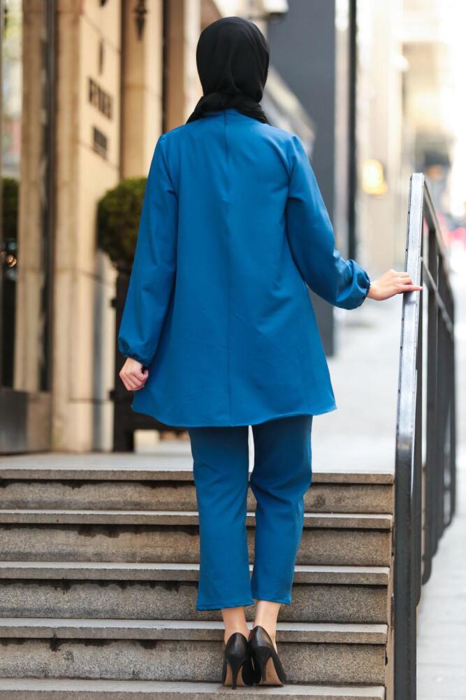 Indigo Bleu - Nayla Collection - Combination Hijab 2125IM - 2