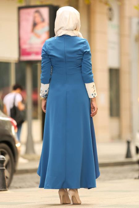 Indigo Bleu - Nayla Collection - Robe Hijab 100386IM - 2