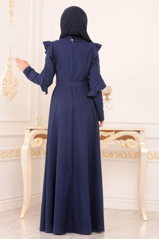 Indigo Bleu - Nayla Collection - Robe Hijab 1219IM - 2