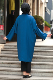 Indigo Bleu- Nayla Collection - Tunique Hijab 5003IM - Thumbnail