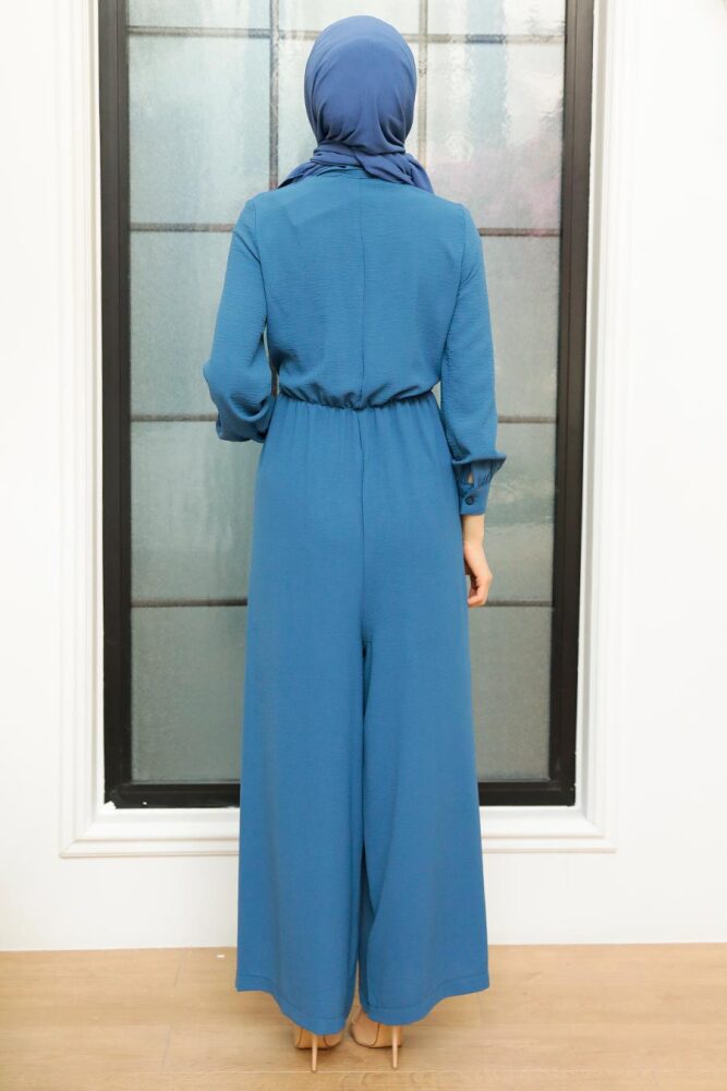 İndigo Blue Hijab Overalls 5703IM - 3