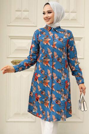 İndigo Blue Modest Top 25029IM - 1