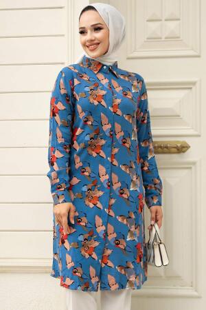 İndigo Blue Modest Top 25029IM - 2