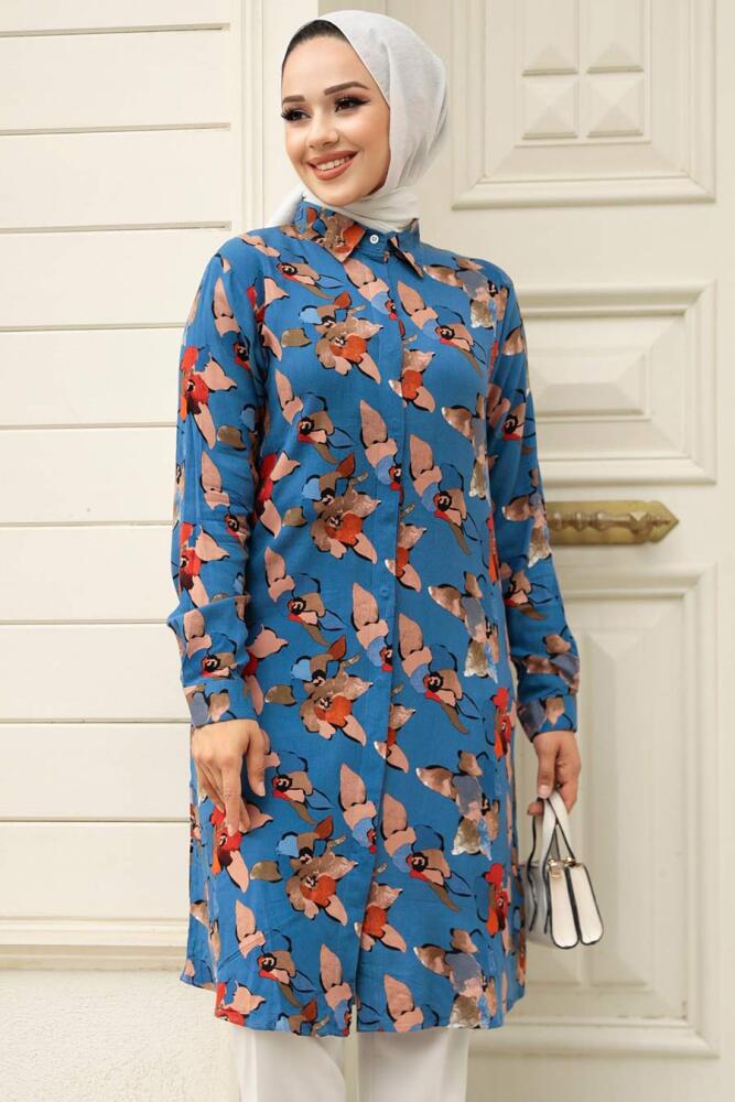 İndigo Blue Modest Top 25029IM - 2