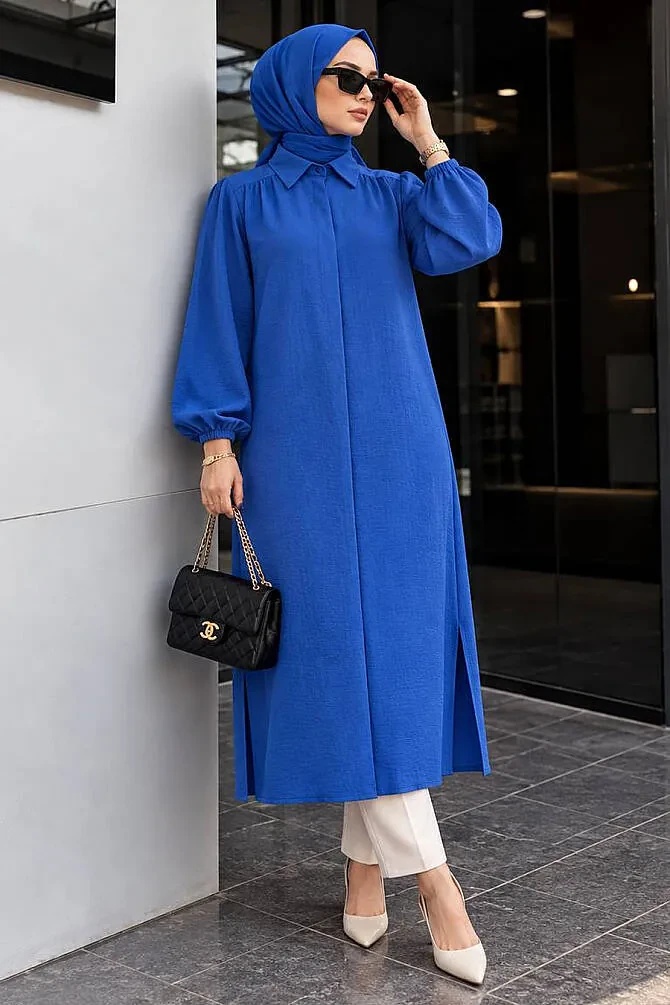 İndigo Blue Modest Top 41401IM - 1