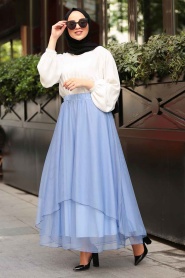 Indigo Blue - Nayla Collection - Jupe Hijab - 1003IM - Thumbnail