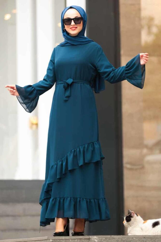 Indigo Blue - Nayla Collection - Robe Hijab - 50202IM - 1