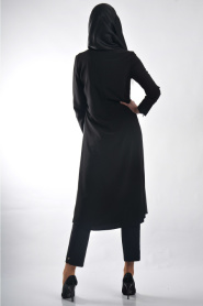 İpekdal - Plum Color Hijab Tunic 848MU - Thumbnail