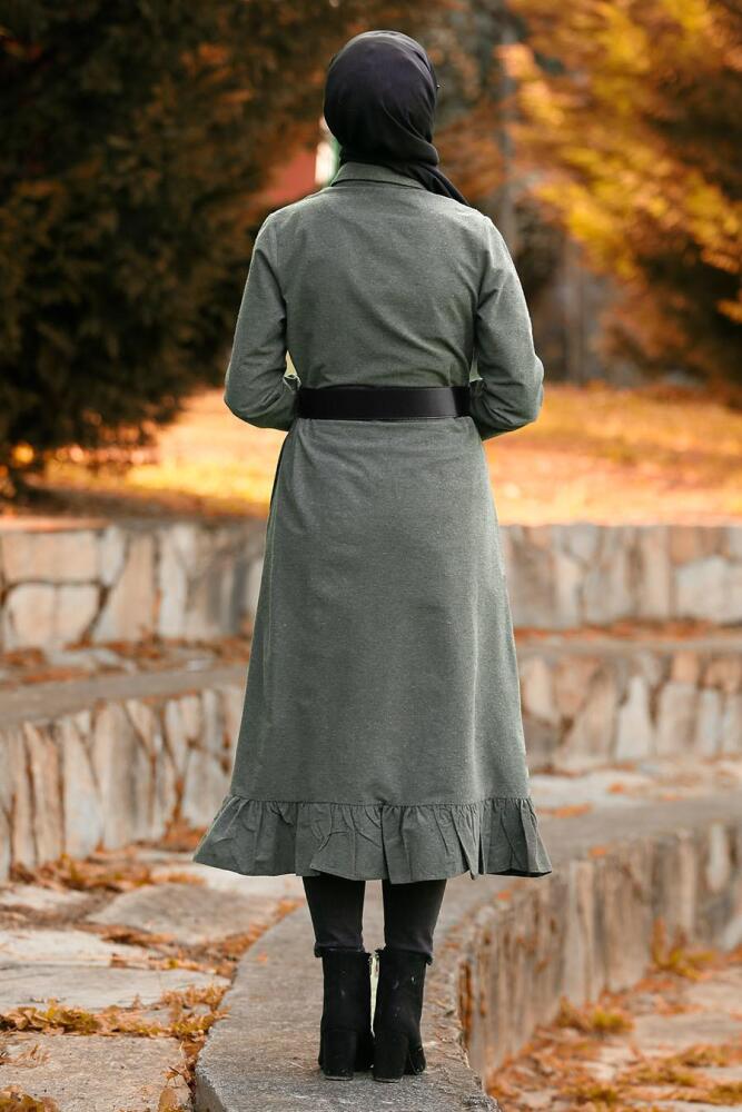Kaki - Nayla Collection - Tunique Hijab 5410HK - 2