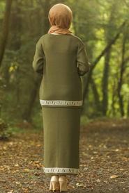 Kaki - Neva Style - Combination Hijab - 2052HK - Thumbnail