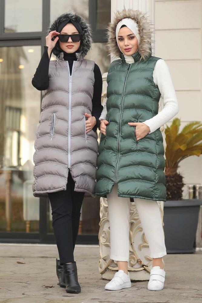 Kaki - Neva Style - Gilet Gonflable - 1509HK - 3