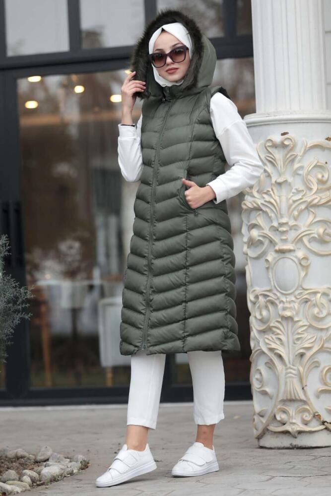 Kaki - Neva Style - Gilet Gonflable - 4070HK - 3