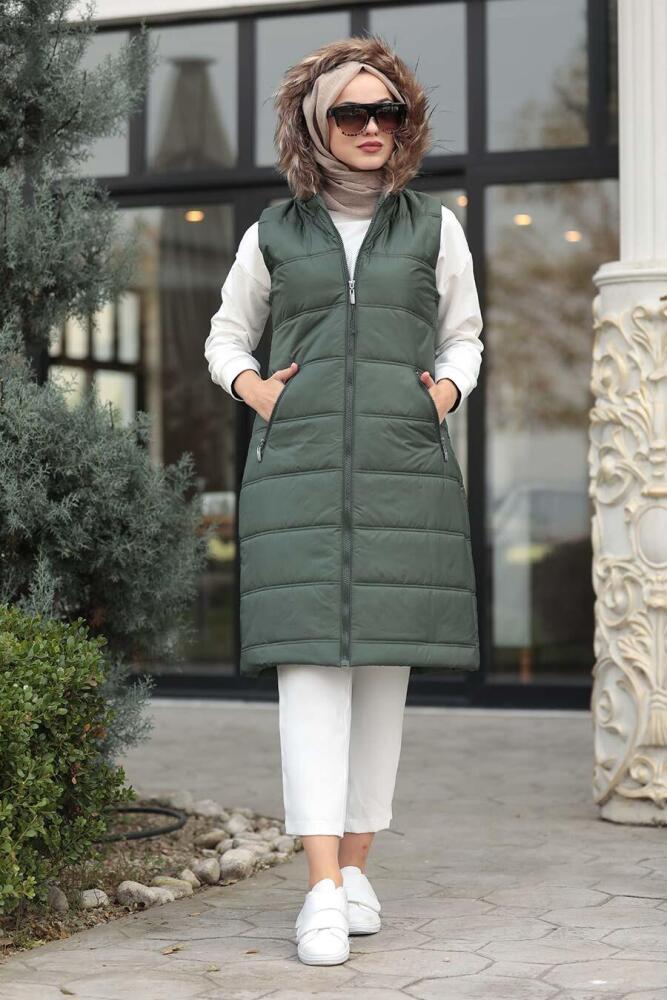 Kaki - Neva Style - Gilet Gonflable - 50880HK - 2