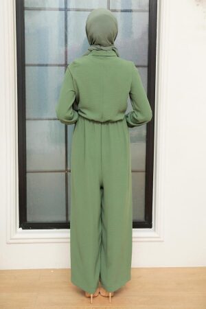 Khaki Hijab Overalls 5703HK - 2