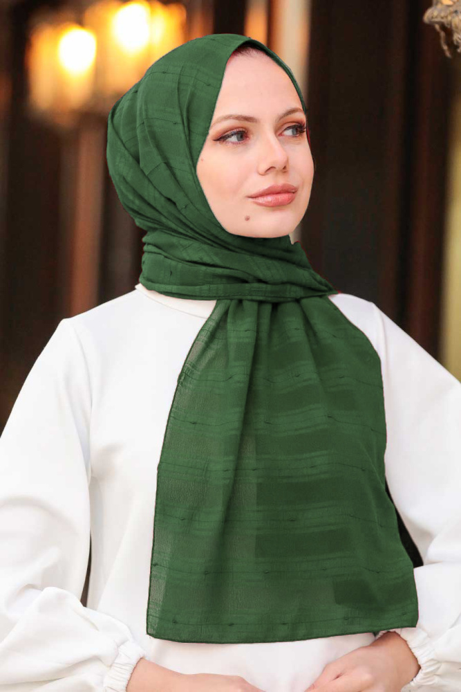 Khaki Hijab Shawl 5305HK - 1