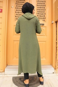Khaki Hijab Tunic 510HK - Thumbnail